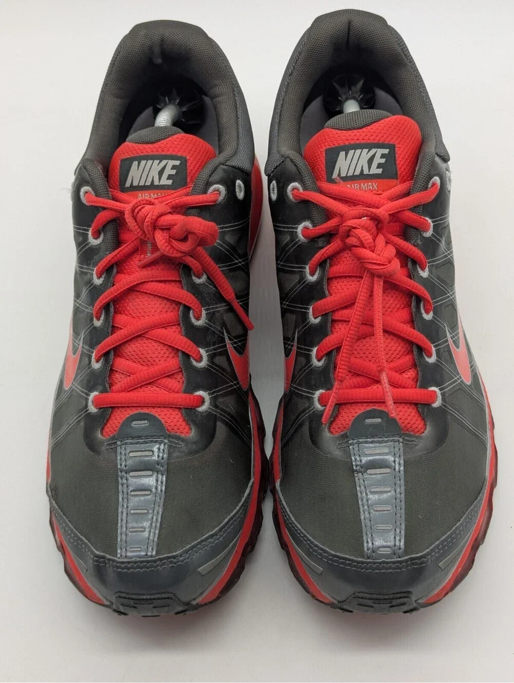 Mens Size 13 - Nike Air Max + Gray Crimson Red 486978-015 Running Shoes 2014